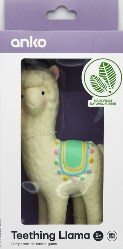 Figure Lama Biss, um das Zahnfleisch des Babys zu erweichen.