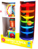 4 -Teil -Baby -Geschenkset mit Ball Tower Stapel Tasse Perlenrahmen und Spielwürfel.