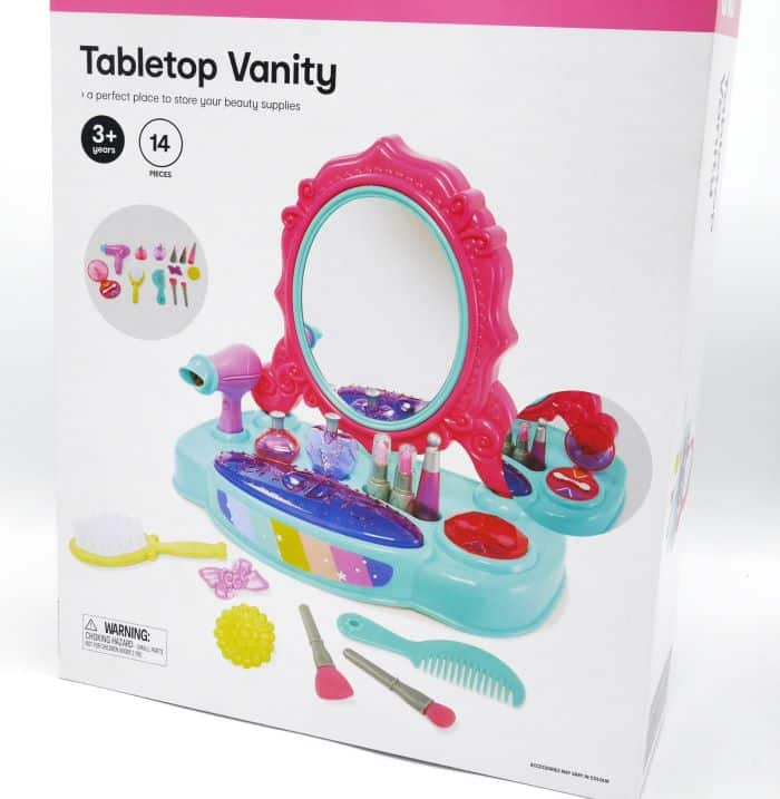 Playgo Table Top Eitelkeitstacket mit Zubehör.