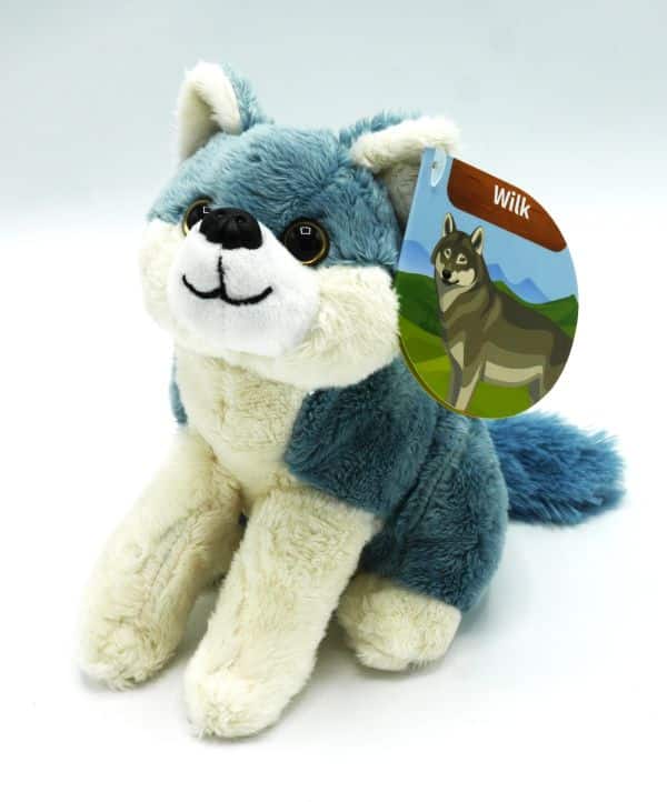 Intro-Plüschwolf aus sehr weichem Plüsch