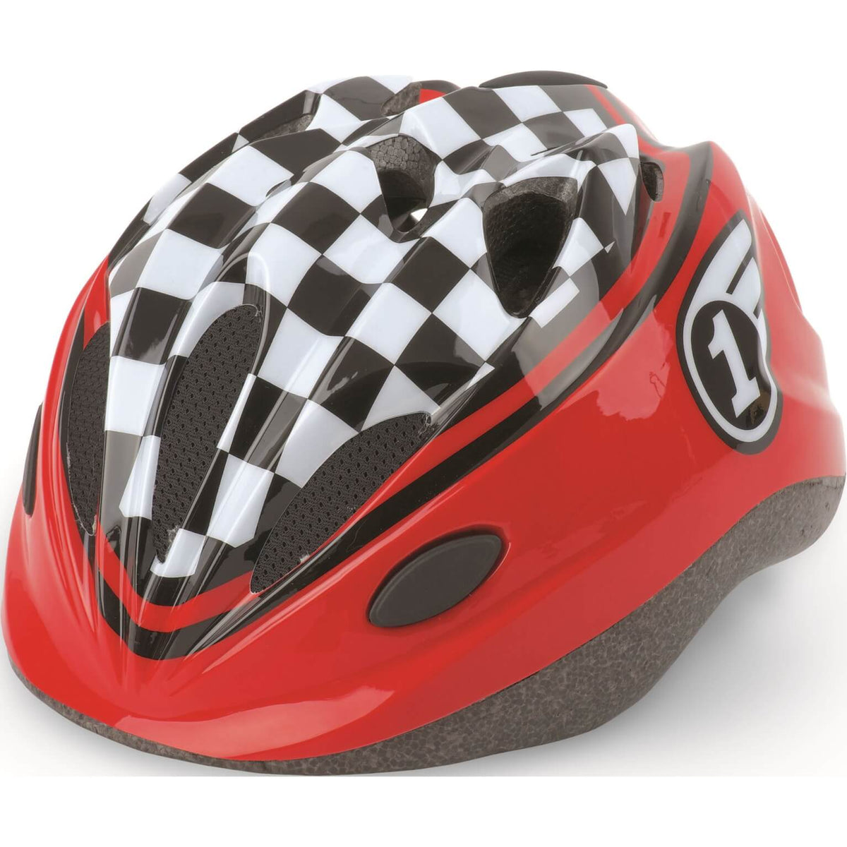 Polisport Kinderhelm Race. Größe: xs (46 53 cm), Farbe: rot schwarz