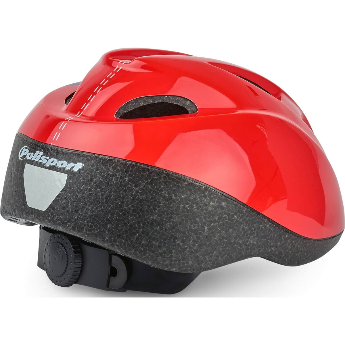 Polisport Kinderhelm Race. Größe: xs (46 53 cm), Farbe: rot schwarz