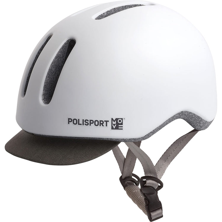 Polisport-Helmpendler Matt White Grey L 58-61 cm