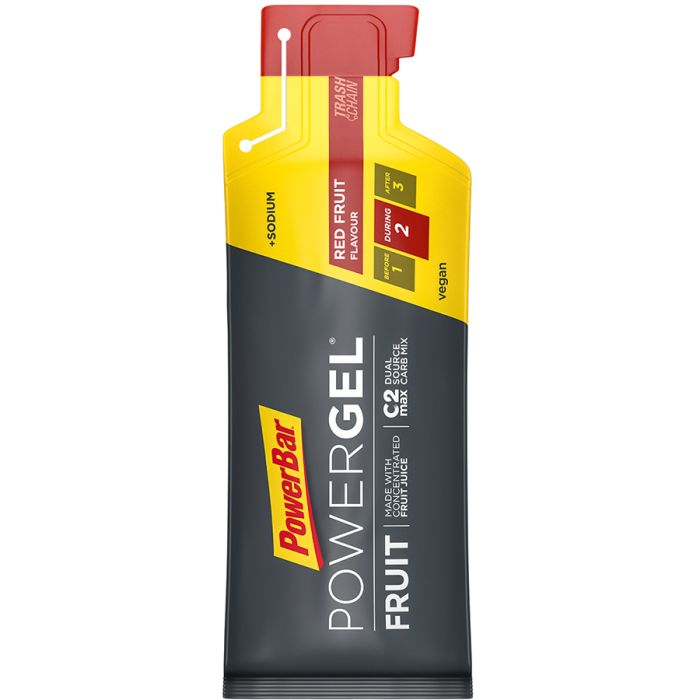 Powerbar Powergel Frucht (24 x 41 g) – rote Frucht