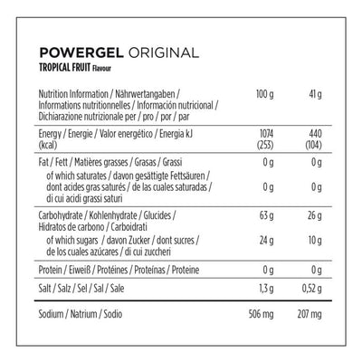 Powerbar Powergel Original (24 x 41gr) – tropische Früchte
