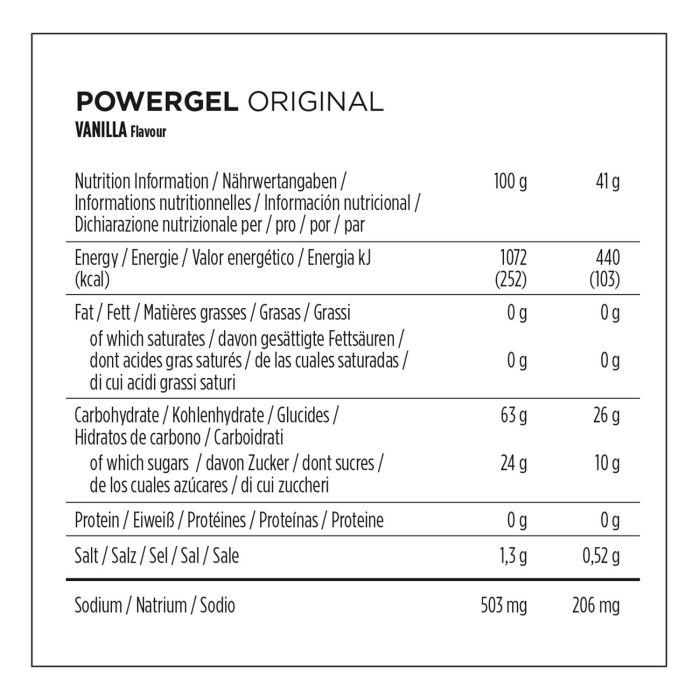 Powerbar Powergel Original (24 x 41gr) – Vanille