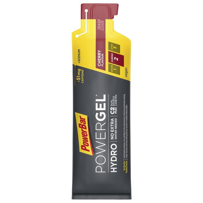 Powerbar Powergel Hydro (24 x 67 ml) – Kirsche (Koffein)