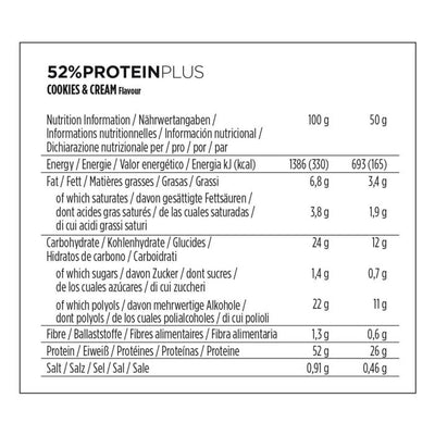 Powerbar 52 % Protein+ (20 x 50 g) – Kekscreme