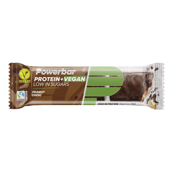 Powerbar Protein+ vegan (12 x 42gr) – Erdnussschokolade