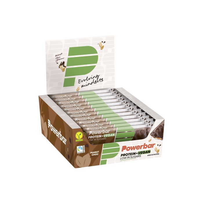Powerbar Protein+ vegan (12 x 42gr) – Erdnussschokolade
