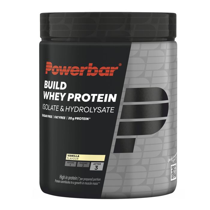 Powerbar Build Whey Protein – Isolat-Hydrolysat (1 x 550 g) – Vanille