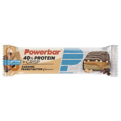 Powerbar 40 % Protein+ Chips (12 x 40 g) – Karamell-Erdnussbutter