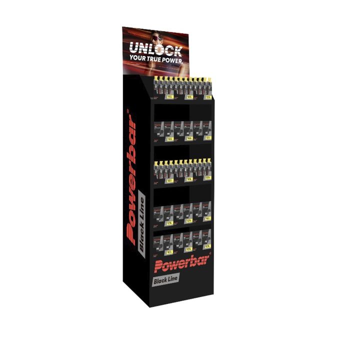 Powerbar Black Line Bodendisplay (leer)