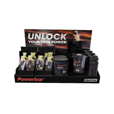 Powerbar-Zählerdisplay mit schwarzer Linie (leer)