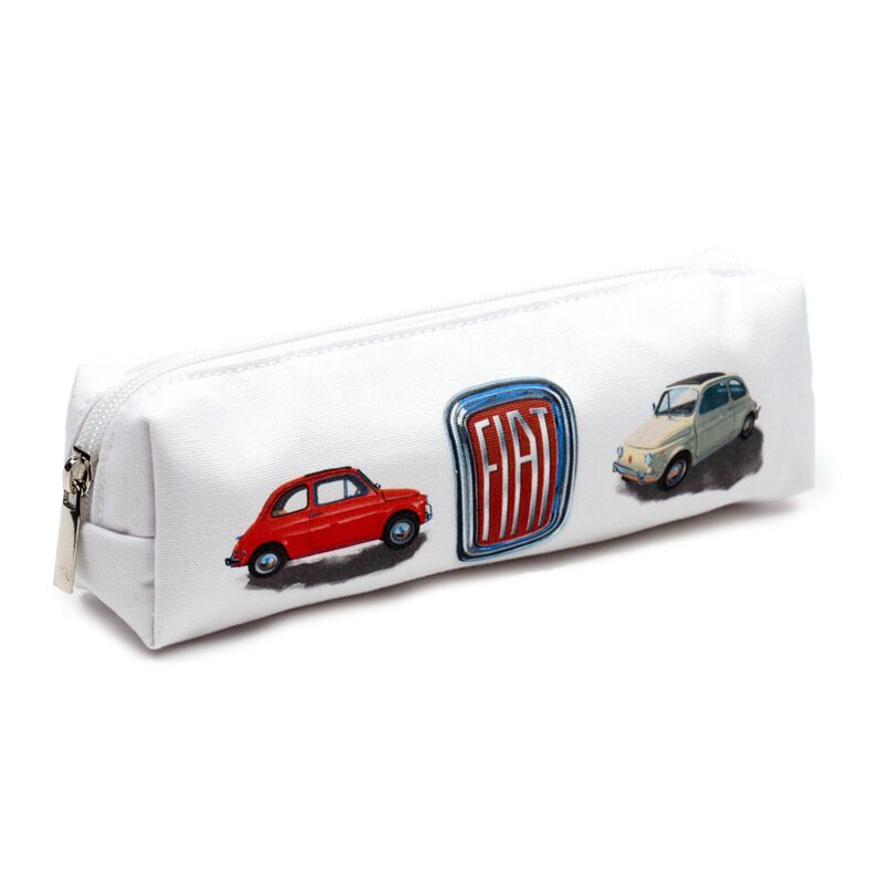 Fiat 500 Leinwand Bleistift Wicker
