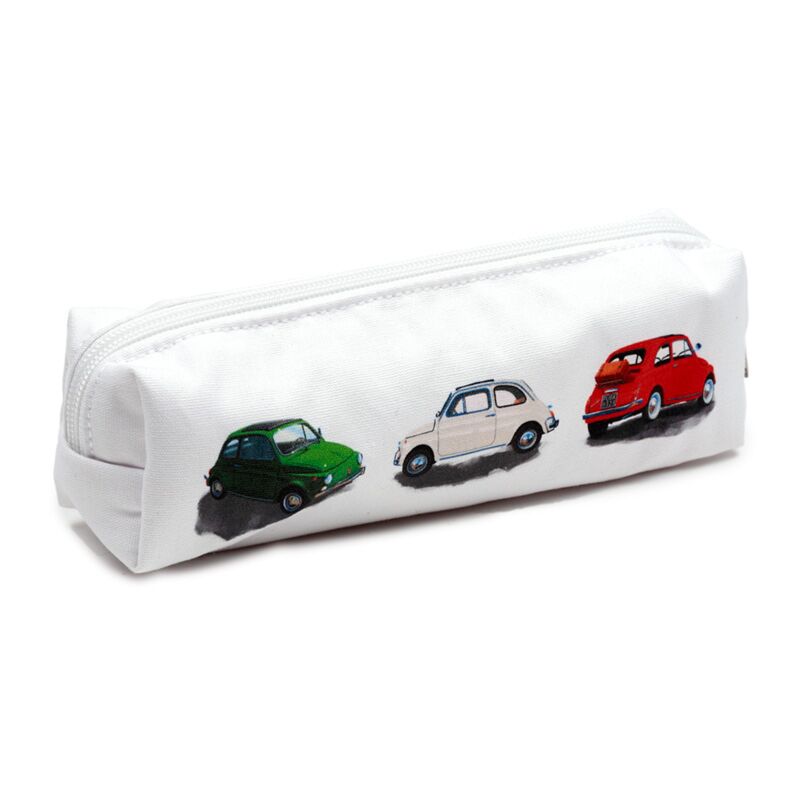Fiat 500 Leinwand Bleistift Wicker