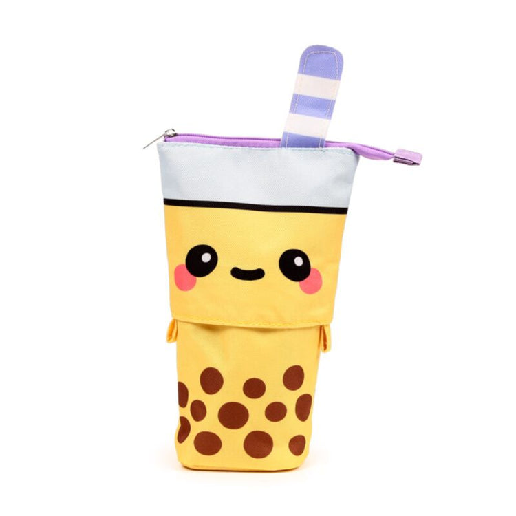 Foodiemals Boba de Bubble Tea Pop -up Canvas Bleistiftbecher