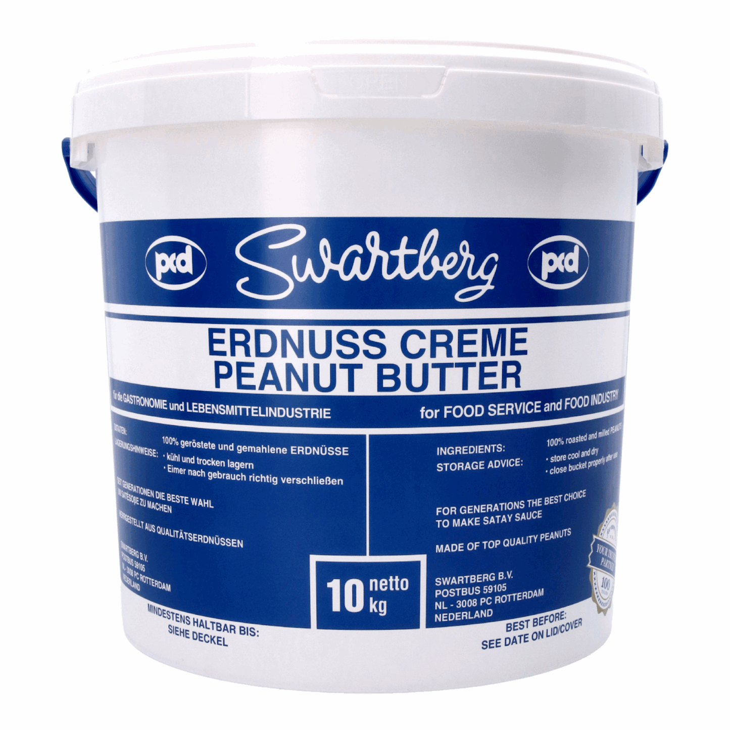 Swartberg PCD-Erdnussbutter (10 kg)
