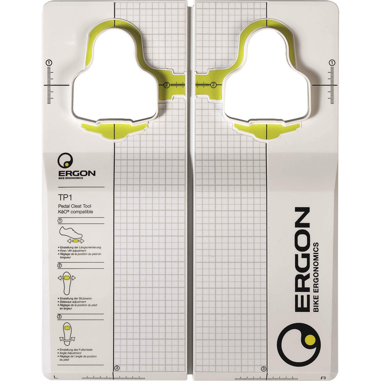 Ergon -Einstellung Form TP1 Keo -Platte