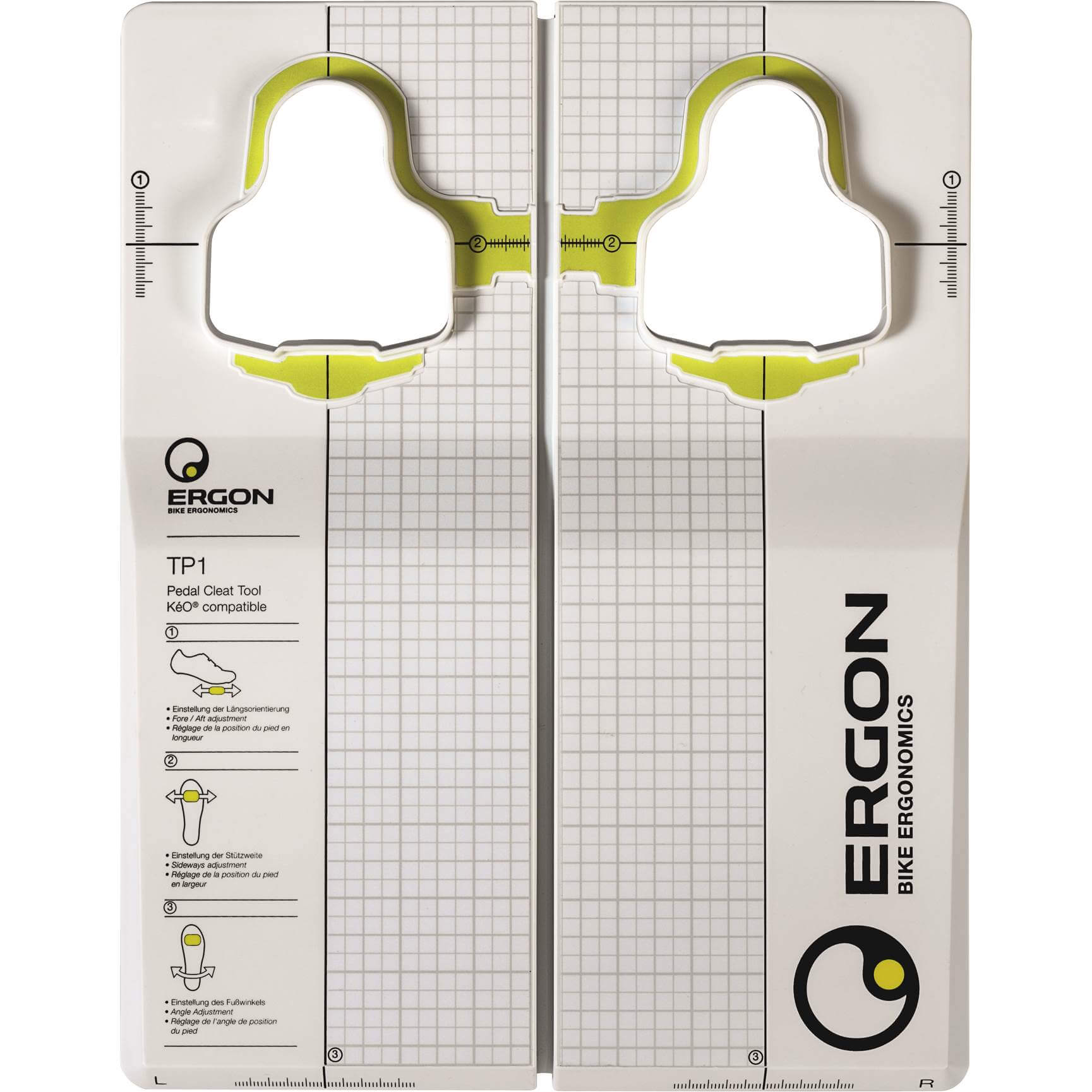 Ergon -Einstellung Form TP1 Keo -Platte