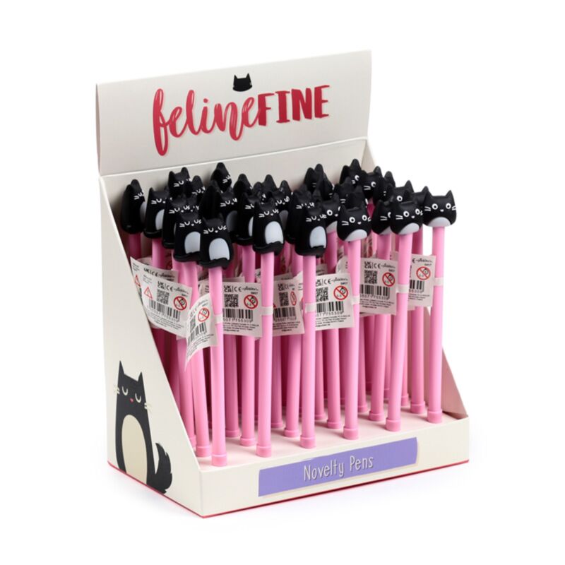Katzenfeine Katze feiner Schriftsteller Stift - schwarz