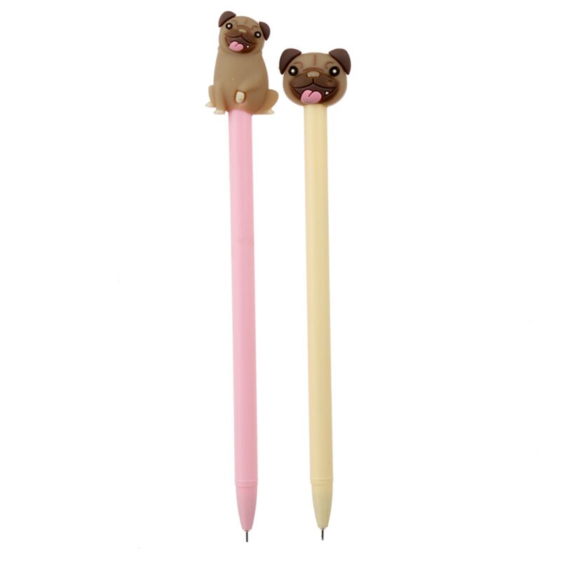 MOPPS Mops Becher feiner Schriftsteller Stift - Schwarz