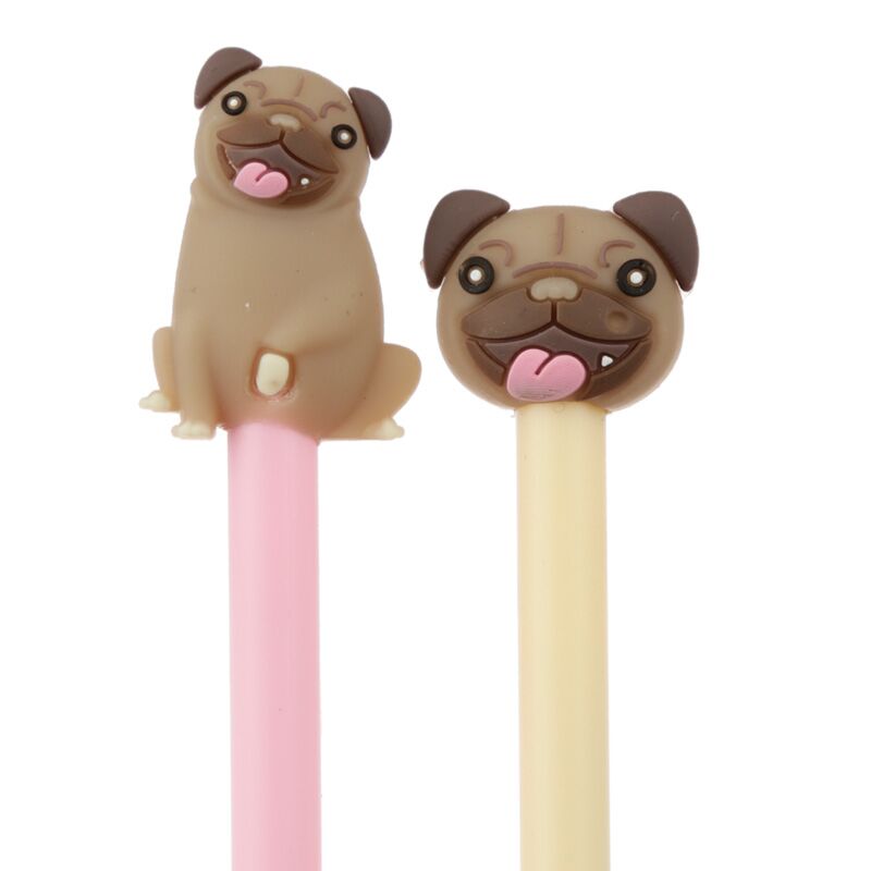 MOPPS Mops Becher feiner Schriftsteller Stift - Schwarz