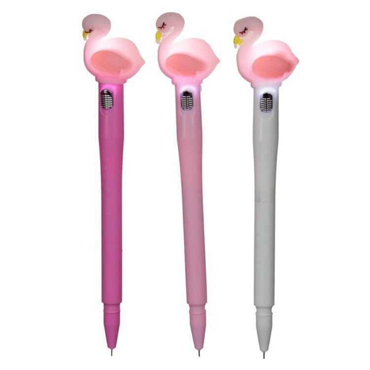 Flamingo führte feinen Schriftsteller Pen - schwarz