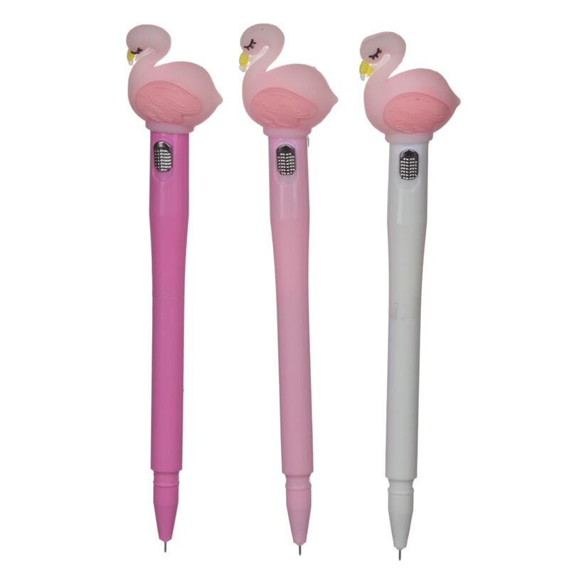 Flamingo führte feinen Schriftsteller Pen - schwarz