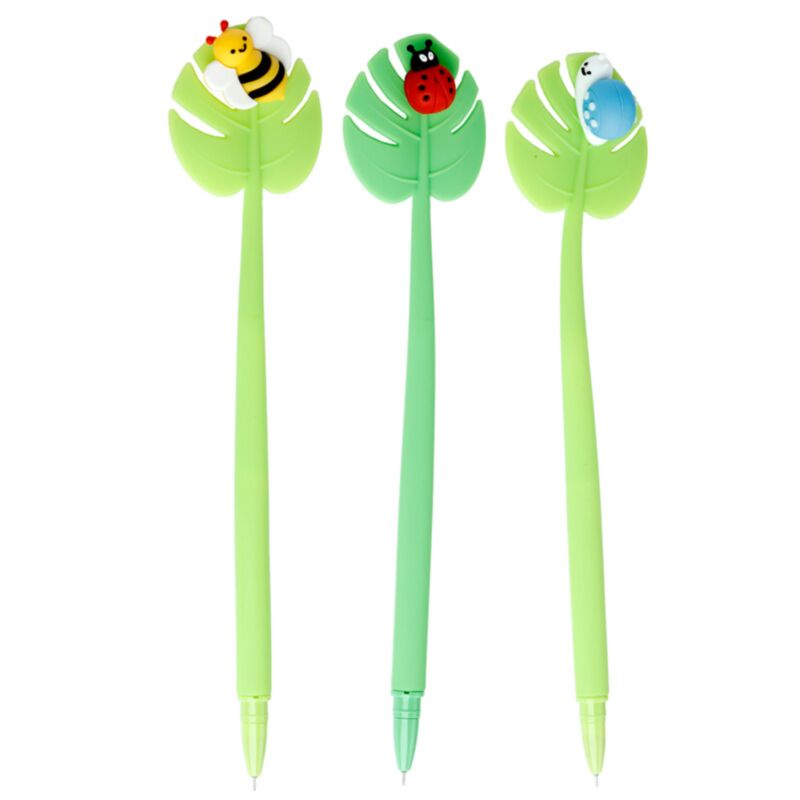 Botanischer Garten bescheidener Marienkäfer -Snack feiner Schriftsteller Pen - Schwarz