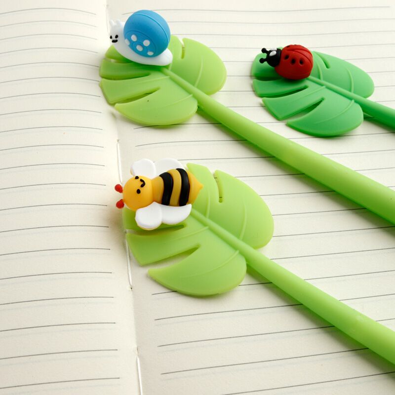 Botanischer Garten bescheidener Marienkäfer -Snack feiner Schriftsteller Pen - Schwarz