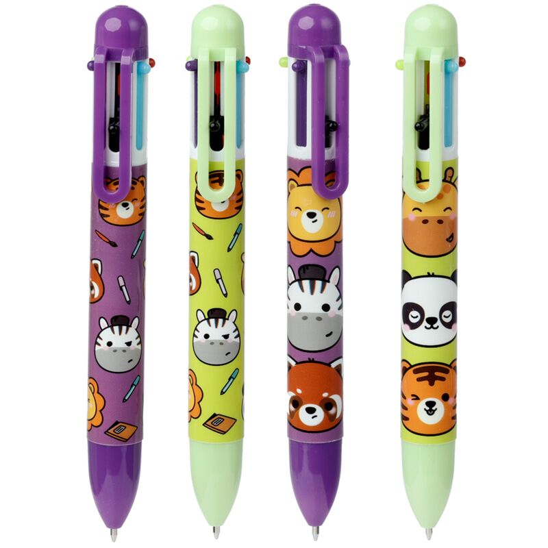 Adoramals wilde Tiere mehr Farben Stift (6 Farben)