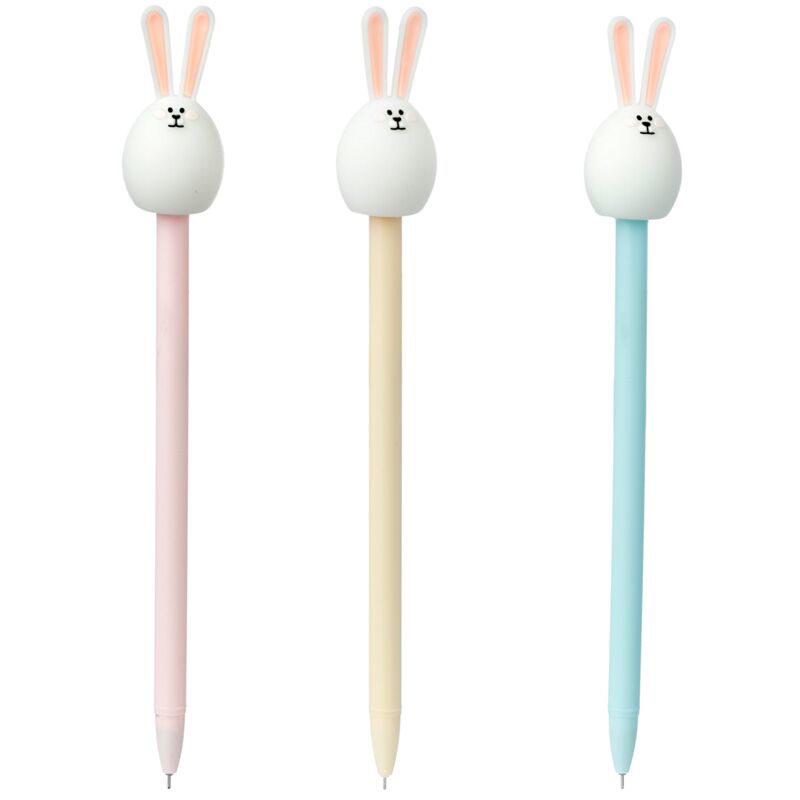 Adoramals Kaninchen feiner Schriftsteller Stift - Schwarz