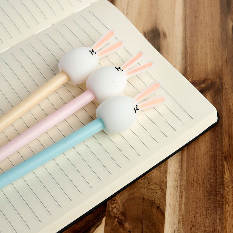 Adoramals Kaninchen feiner Schriftsteller Stift - Schwarz