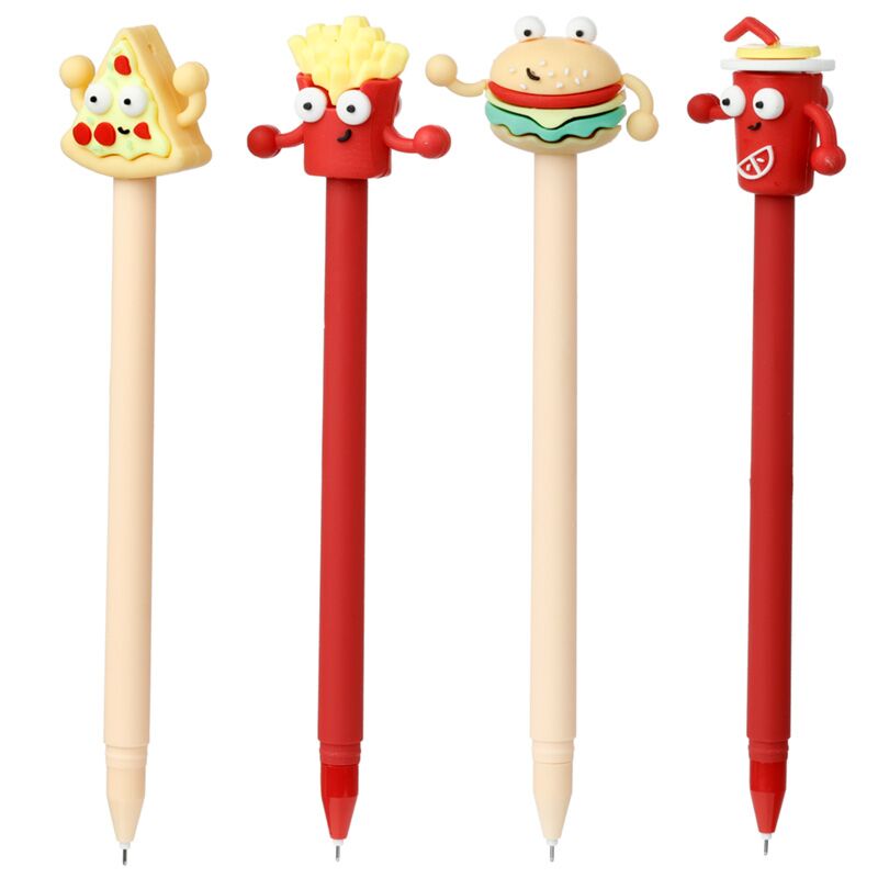 Fast Food feiner Schriftsteller Stift - schwarz