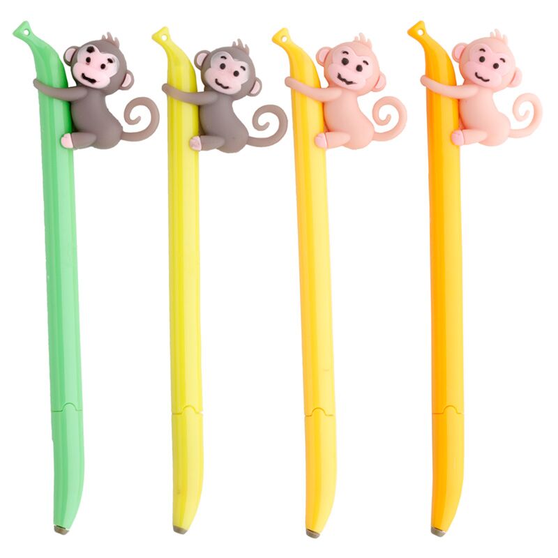 Banana Monkey Fine Writer Pen - Schwarz