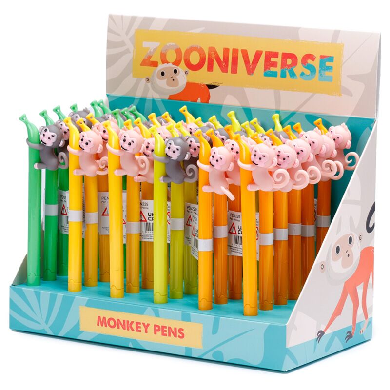 Banana Monkey Fine Writer Pen - Schwarz