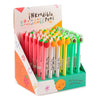 Obstobertisch überschüssiger Stift