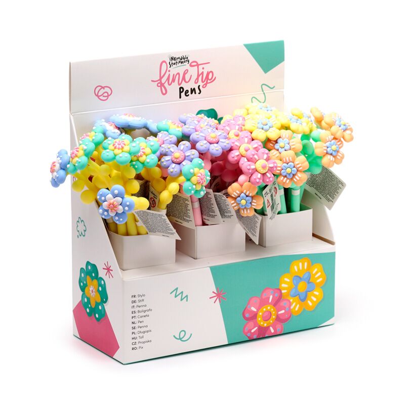 Wunderbare Blume feine Schriftsteller Pen - schwarz
