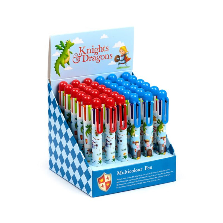 Knights Dragons Multi -Colored Stift (6 Farben)