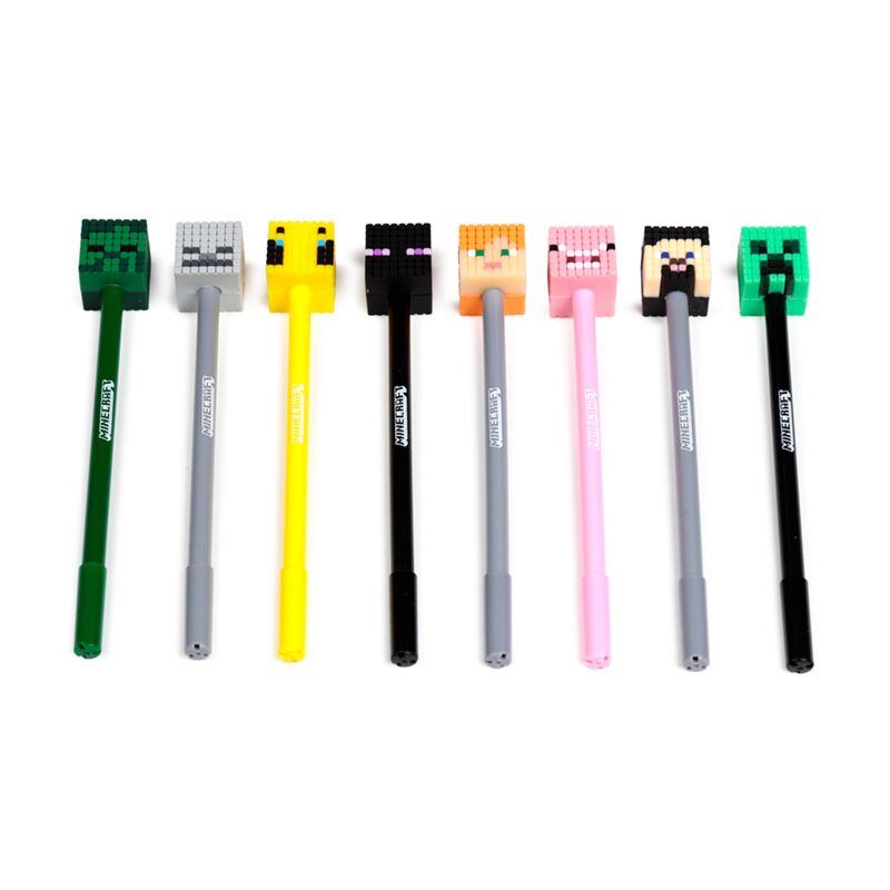 8-teiliger Minecraft Fine Writer Pen Silicon Top