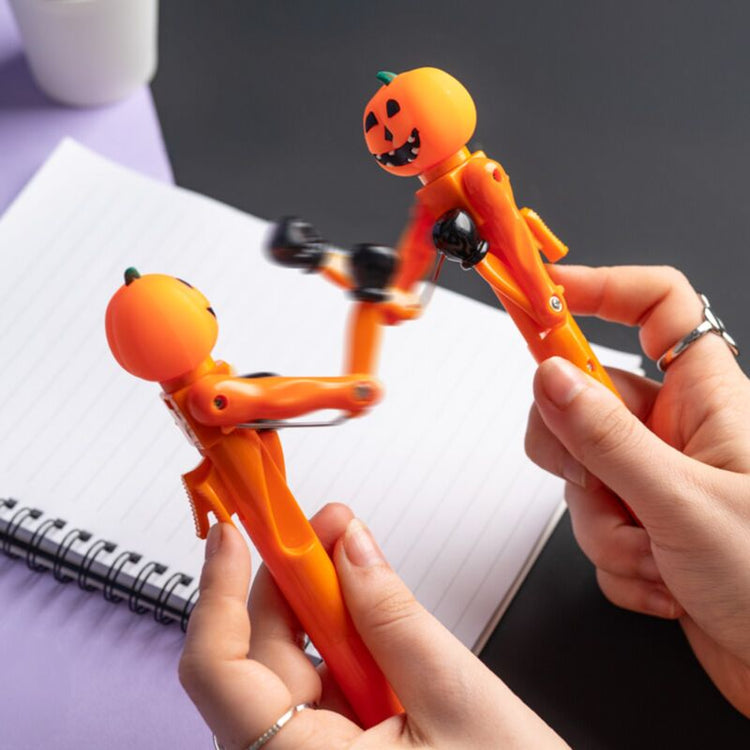 Spook Pumpkin Boxing PVC Pen - Schwarz
