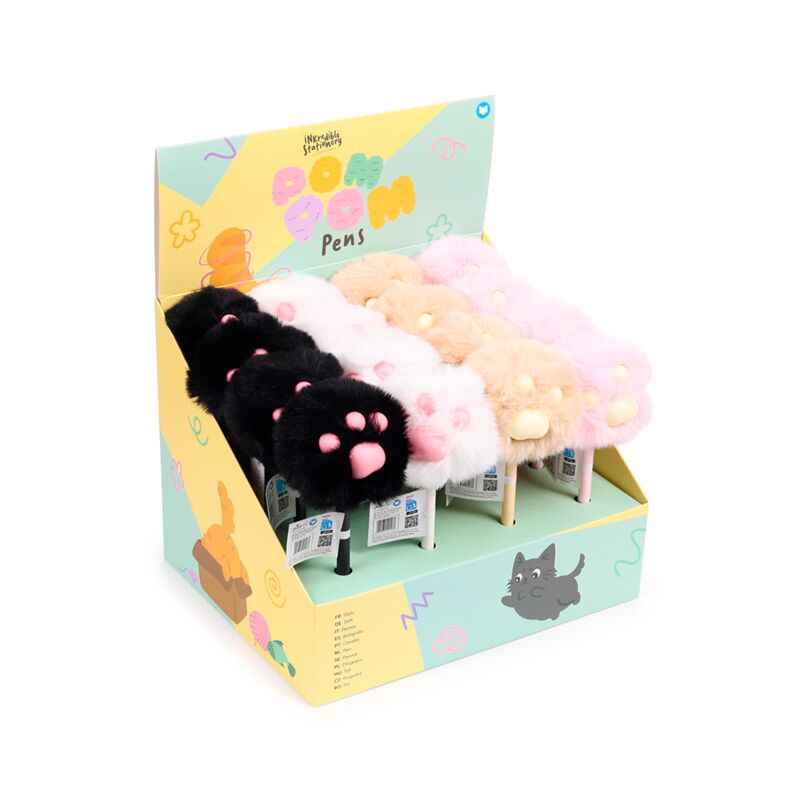 Beans Co Cats Fine Writer-Pom-Pom-Stift