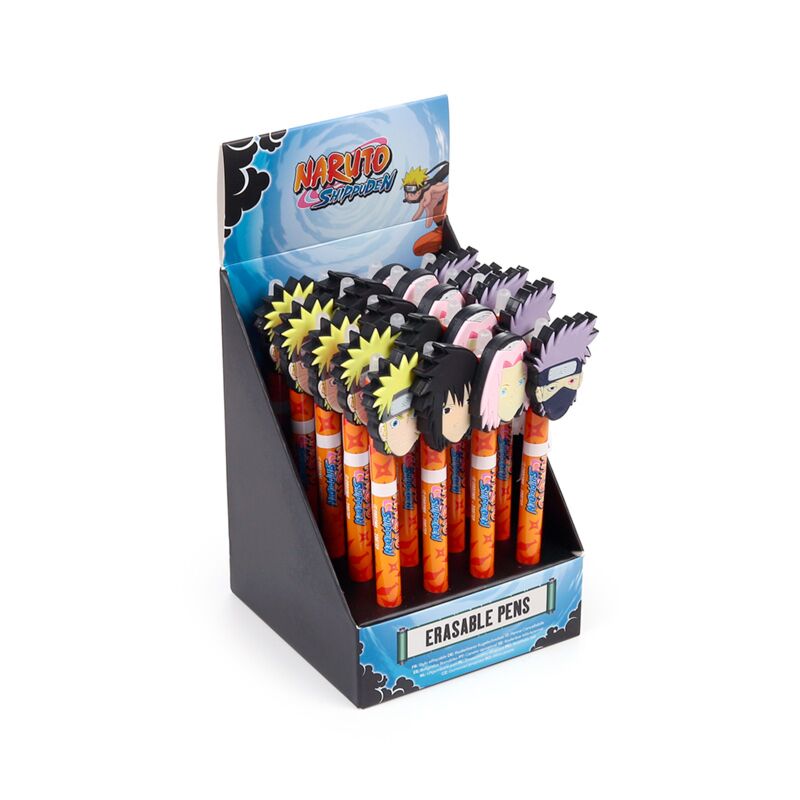 Unglaublicher löschbarer Stift mit PVC-Naruto-Aufsatz