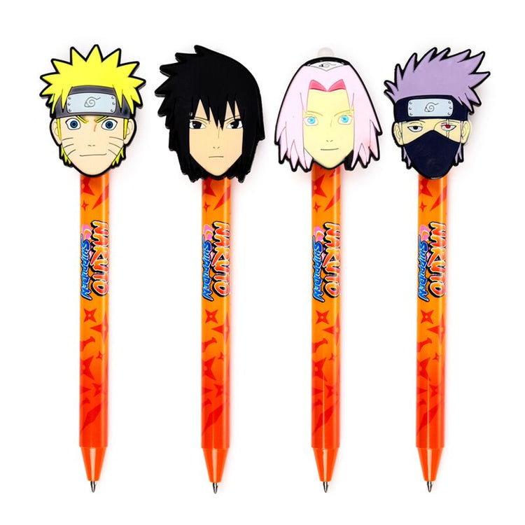 Unglaublicher löschbarer Stift mit PVC-Naruto-Aufsatz