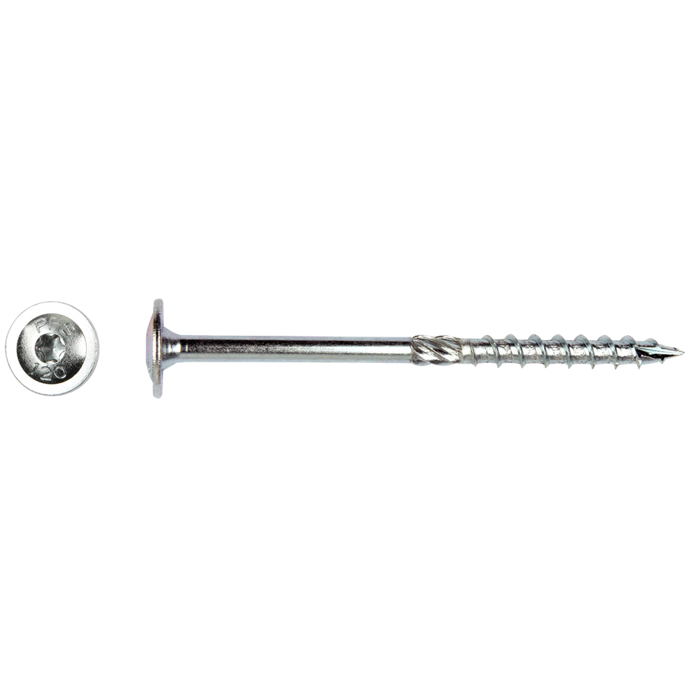 Pgb-europa pfs+ | pfs flanschkopf holzschraube t40 ø 8x140 zn | 50 Stück pfettg001008001403