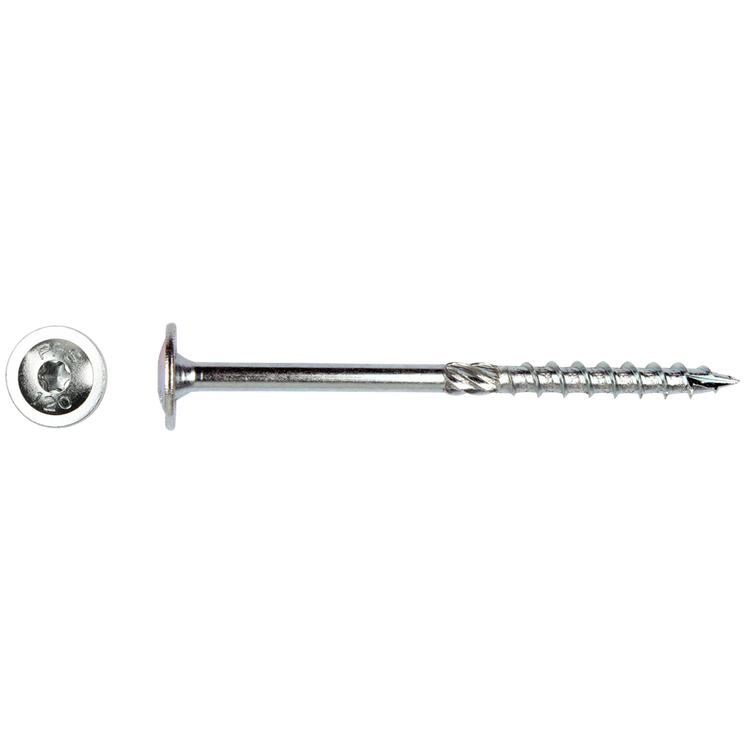 Pgb-europa pfs+ | pfs flanschkopf holzschraube t40 ø 8x140 zn | 50 Stück pfettg001008001403