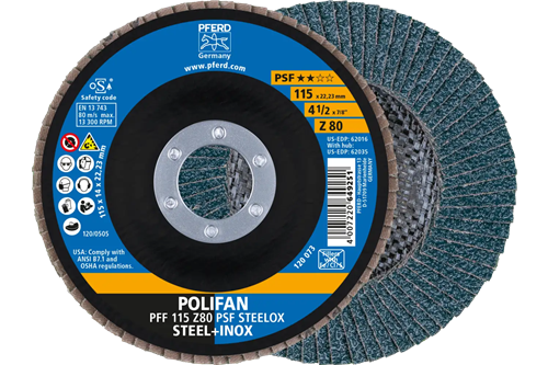 Pferd Fächerscheibe 115mm Z40 Steelox | 10 Stk