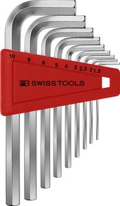 Pb Swiss Tools PB Inbusschlüsselsatz kurz 1,5–8 mm