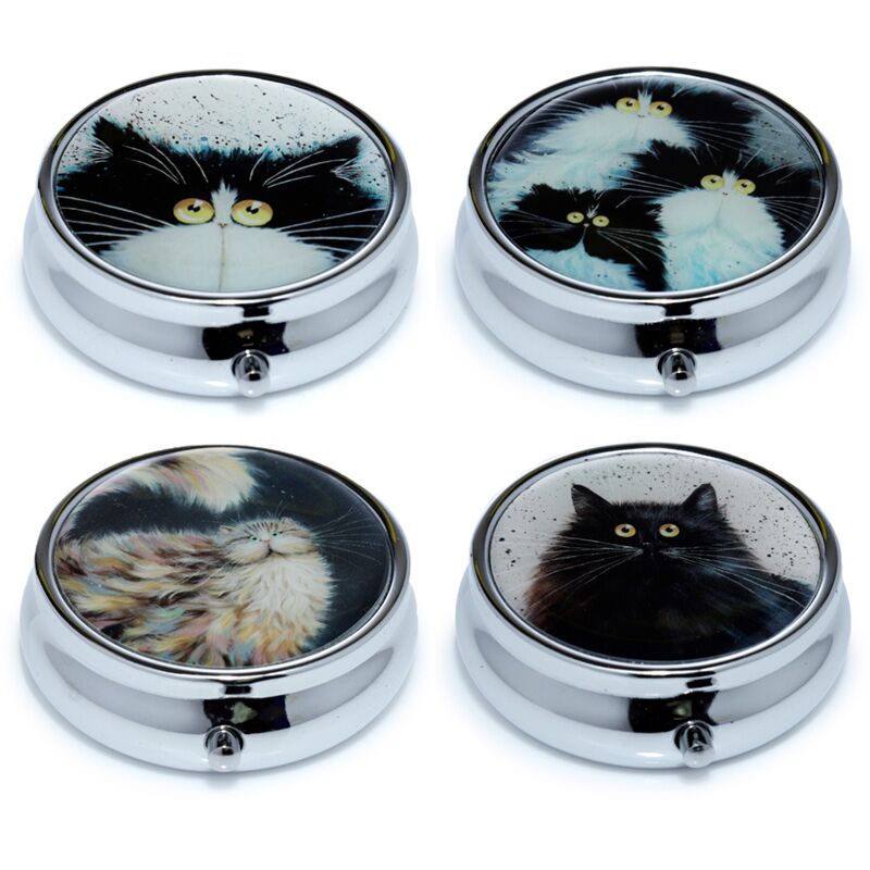 Kim Haskins Cat Pill Box
